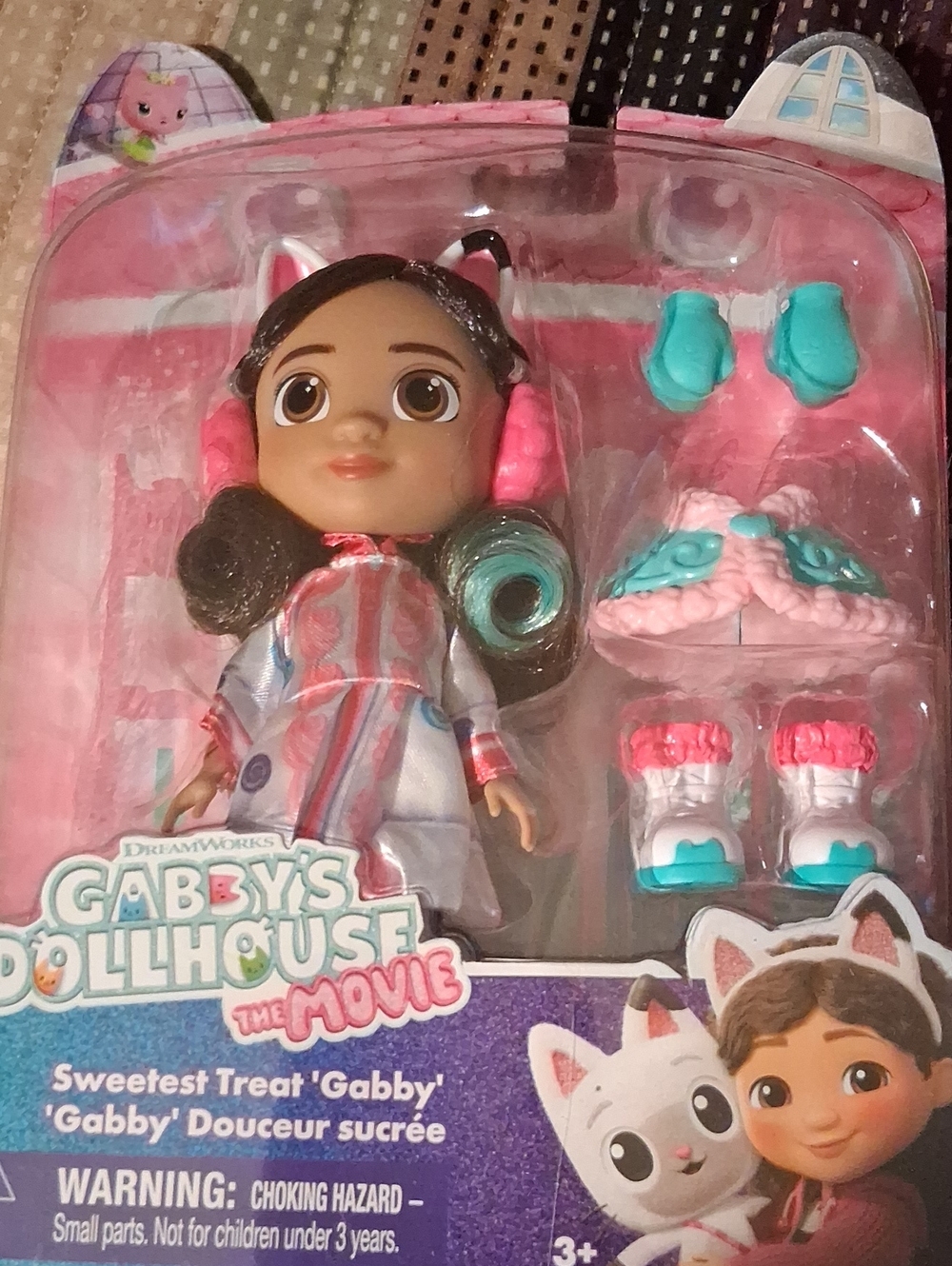DreamWorks Gabby's Dollhouse Sweetest Treat Gabby Doll - Pink & Turquoise